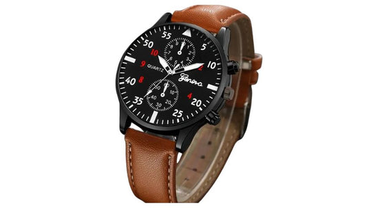 Montre élégante avec bracelets interchangeables